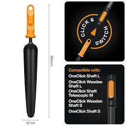 Совок для бур'янів Fiskars OneClick 19 см (1080694) - мініатюра 3