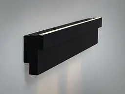 Бра LED Diasha 9646/S BK, чорне 18 Вт для дзеркал і картин - мініатюра 3