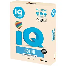 Папір Mondi IQ color А4 pastel, 80g 500sheets, Creamy (CR20/A4/80/IQ) - мініатюра 1