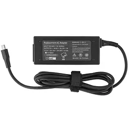 Блок живлення для ноутбука Asus, HP, Dell, Lenovo, Acer, Xiaomi USB-C 45W (15V/3A, 12V/3A, 5V/2A), USB3.1/Type-C/USB-C, чорний (без кабеля!) - мініатюра 3