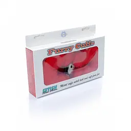 Наручники Fetish B Series Furry Cuffs, червоні - мініатюра 2