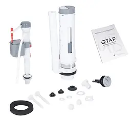 Унітаз-моноблок підлоговий Qtap Kolibri Ultra Quiet з сидінням Slim Duroplast/ Soft-close/ Quick Release QT10226380W - мініатюра 7