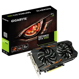 Відеокарта GeForce GTX 1050 2GB Gigabyte WindForce OC (GV-N1050WF2OC-2GD) Б/В