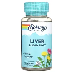 Комплекс для печени Liver Blend SP-13 100 капсул Solaray vit0005626