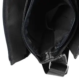 Чоловіча шкіряна сумка Borsa Leather 1t8871-black - мініатюра 6