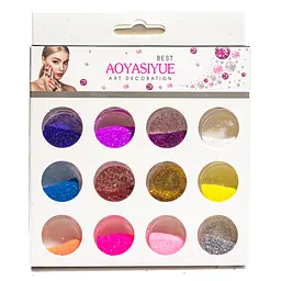 Блискітки для дизайну нігтів Aoyasiyue Art decoration Best W7 №01