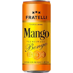 Набір напоїв винних Fratelli Moscato слабоалкогольних газованих: Bianco напівсолодкий білий + Bongo білий напівсолодкий + Maracuja Giallo білий напівсолодкий + Rosso червоний напівсолодкий + Fragolino Bianco білий напівсолодкий 3.3 л (10 шт. х 0.33 л) - мініатюра 3