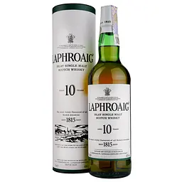 Віскі Laphroaig 10 років витримки, 40%, 0,7 л (393109)