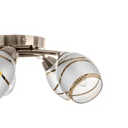 Люстра стельова Brille в спальню E14 40W BZ (LK-557C/5) - мініатюра 5