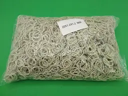 Гумка для грошей 20 мм 1,2 мм ТМ Пласт, білі 1 кг (416816826)