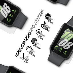 Плівка захисна Armorstandart Matte hydrogel Samsung Galaxy Watch Fit 3 6 pcs (ARM92107) - мініатюра 2