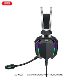Провідна гарнітура XO GE07 Gaming Wired Headphones Black - мініатюра 2