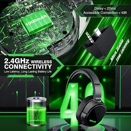 Бездротова ігрова гарнітура WolfLawS для Xbox Series X|S, Xbox One, PS5, ПК, Mac, Nintendo Switch - мініатюра 6