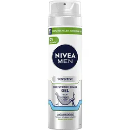 Гель для бритья Nivea Men Одним движением для чувствительной кожи 200 мл