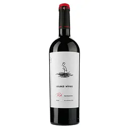 Упаковка вина Leleka Wines Red червоне напівсолодке 4.5 л (0.75 л x 6 шт.) - мініатюра 2
