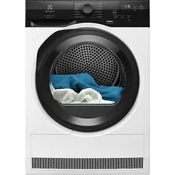 Electrolux Сушильна машина тепловий насос, 8кг, D, 64см, дисплей, білий