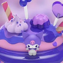 Ігровий набір Mighty Jaxx серії Kandyland: Sanrio - Куромі (WB24SRMJ00501) - мініатюра 5