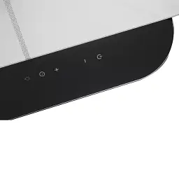 Витяжка декоративна похила Perfelli DNS 9753 B 1100 WH/BL LED Strip - мініатюра 5