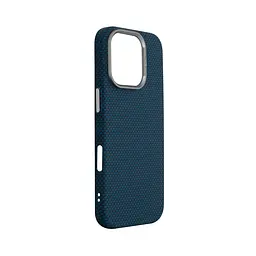 Карбоновый чехол для Apple iPhone 16 Pro, LikeCarbon2 MagCase, синий, тонкий защитный чехол-панель из поликарбоната с магнитами N52, MagSafe, противоударный, совместим с беспроводной зарядкой, приподнятые края для защиты камеры, ArmorStandart (ARM88594) - мініатюра 3