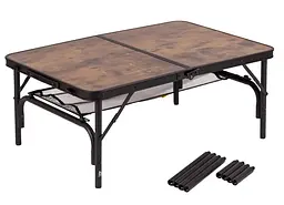 Стіл Bo-Camp Decatur 90x60 cm Black/Wood look (1404200) (DAS301467) - мініатюра 3