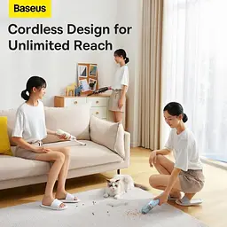 Автомобільний пилосос Baseus A2 Pro Car Vacuum Cleaner(6000pa) White - мініатюра 11