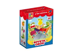 Набір магнітів VLADI TOYS "Мій маленький світ. Фрукти, Овочі" VT3106-11