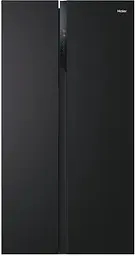 Холодильник Haier SBS А++ NF чорний інвертор дисплей (HSR3918ENPB)
