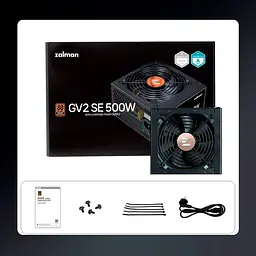 Блок живлення Zalman GV2SE 80+ Bronze (ZM500-GV2SE) - мініатюра 10
