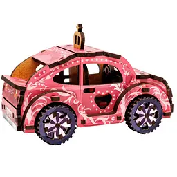 Дерев'яний 3D конструктор Turbo Princess PuzzleOk Puz-00969 70 деталей - мініатюра 7