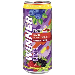 Напій енергетичний Ever Aid Winner Line Dark Forest Fruit 0.33 л