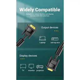 Кабель Vention VGA-VGA 20 м (DAEBQ) - мініатюра 12