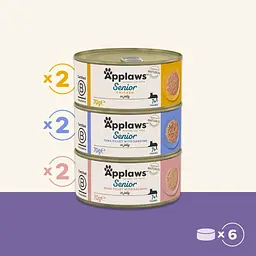 Набір консервів для літніх кішок Applaws Senior Selection Multipack, 6х70g - мініатюра 3