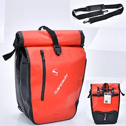 Сумка на багажник електровелосипеда RED (MEB 700C NOVA TRUNK RED)
