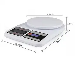 Кухонные электронные весы SF400 10 кг CG15 PR4 - мініатюра 6
