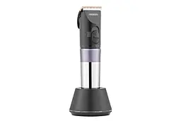Машинка для стрижки Ardesto HC-Y40-DBS, мережа+акум., насадок-4, титан. напив + кераміка, чорний - мініатюра 8