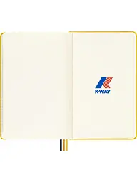 Записник Moleskine x K-Way середній, Лінійка Жовтий Нейлон (SKQP060KWYELLWT05) - мініатюра 6
