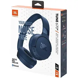Бездротові навушники JBL Tune 670 NC (JBLT670NCBLU) сині - мініатюра 5