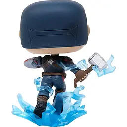 Фігурка Funko Pop! Avengers Endgame: Капітан Америка з мйольніром 9.6см (45137) [117709] - мініатюра 2