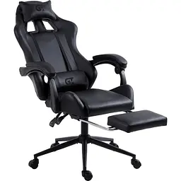 Геймерське крісло GT Racer чорне (X-2323 Black) - мініатюра 2