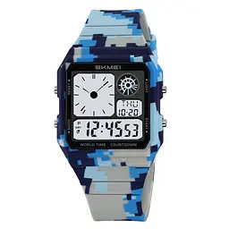 Наручний годинник 2347CMBU Camo Blue Skmei acs0029995 - мініатюра 1