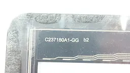 Тачскрин (сенсорное стекло) для C237180A1-GG FPC613DR 9 7 внешний размер 237*180 мм внутренний размер 198*149 мм 6 pin черный - миниатюра 4