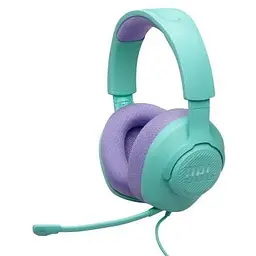 Навушники JBL Quantum 100M2 Cyan (JBLQTUM100M2CYN)