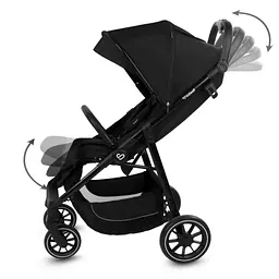 Прогулянкова коляска Kidwell Enzo Black - мініатюра 8