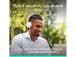 Навушники з мікрофоном Logitech Zone Wireless 2 ES Off-White (981-001508) - мініатюра 8