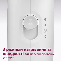 Фен Philips 3000 ThermoProtect 1600 Вт 3 режими біло-рожевий (BHD300/10) - мініатюра 6