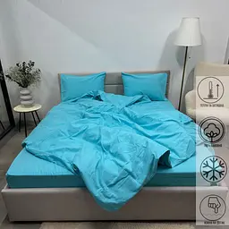 Підковдра Ecotton Super Soft SB-134 фланель Sky blue 175х215 см (24439) - мініатюра 2