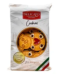 Печиво Delicato Italiano Cookies Ведмедики з полуничним джемом 200г.
