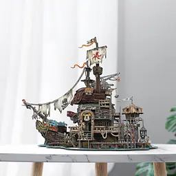 Тривимірна головоломка-конструктор CubicFun Піратський корабель Тортуга (T4039h) - мініатюра 3