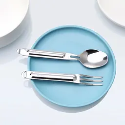 Набір посуду NexTool Outdoor Stainless Steel Fork Gray - мініатюра 3