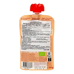Пюре Holle Carrot Cat, з морквою, манго, бананом та грушею, 100 г - мініатюра 3